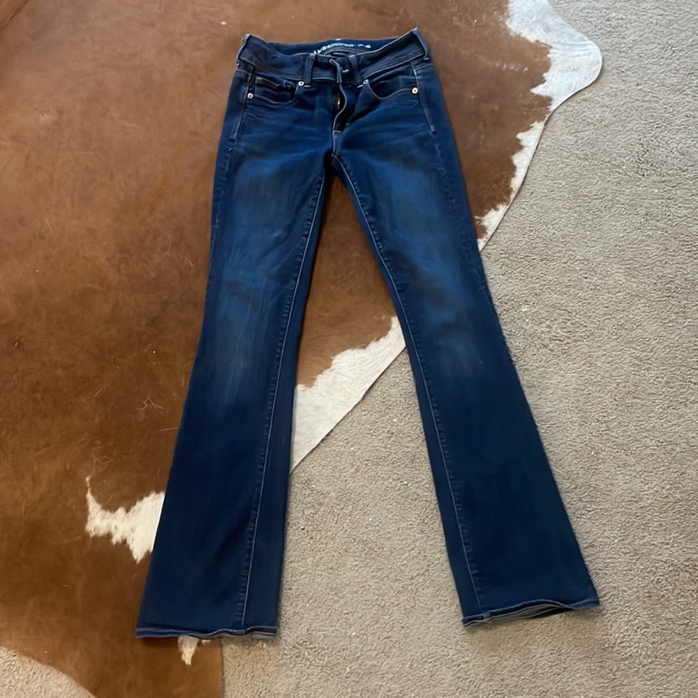 American Eagle Dark Denim Flare Jeans